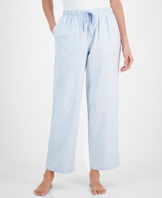 Charter Club Womens Cotton Flannel Plaid Pajama Pants, Created for Macys Product Image