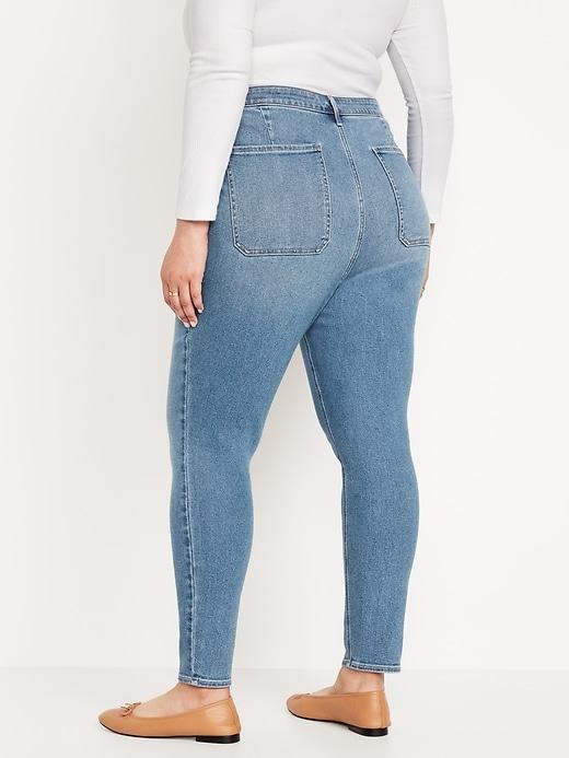 High-Waisted Rockstar Super-Skinny Jeans Product Image