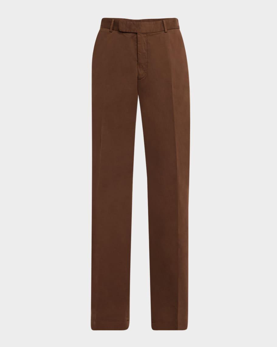 Mens Hand-Tailored Stretch Chino Trousers product image