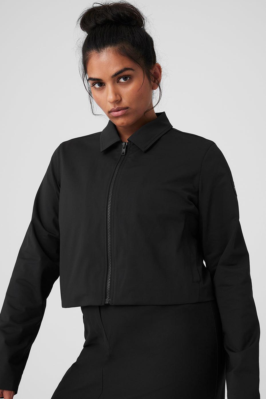 Cropped High Speed Jacket - Black Product Image