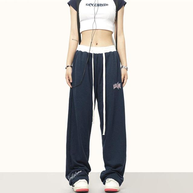 RTK (W) No. 3412 DRAWSTRING CONTRAST PANTS Product Image