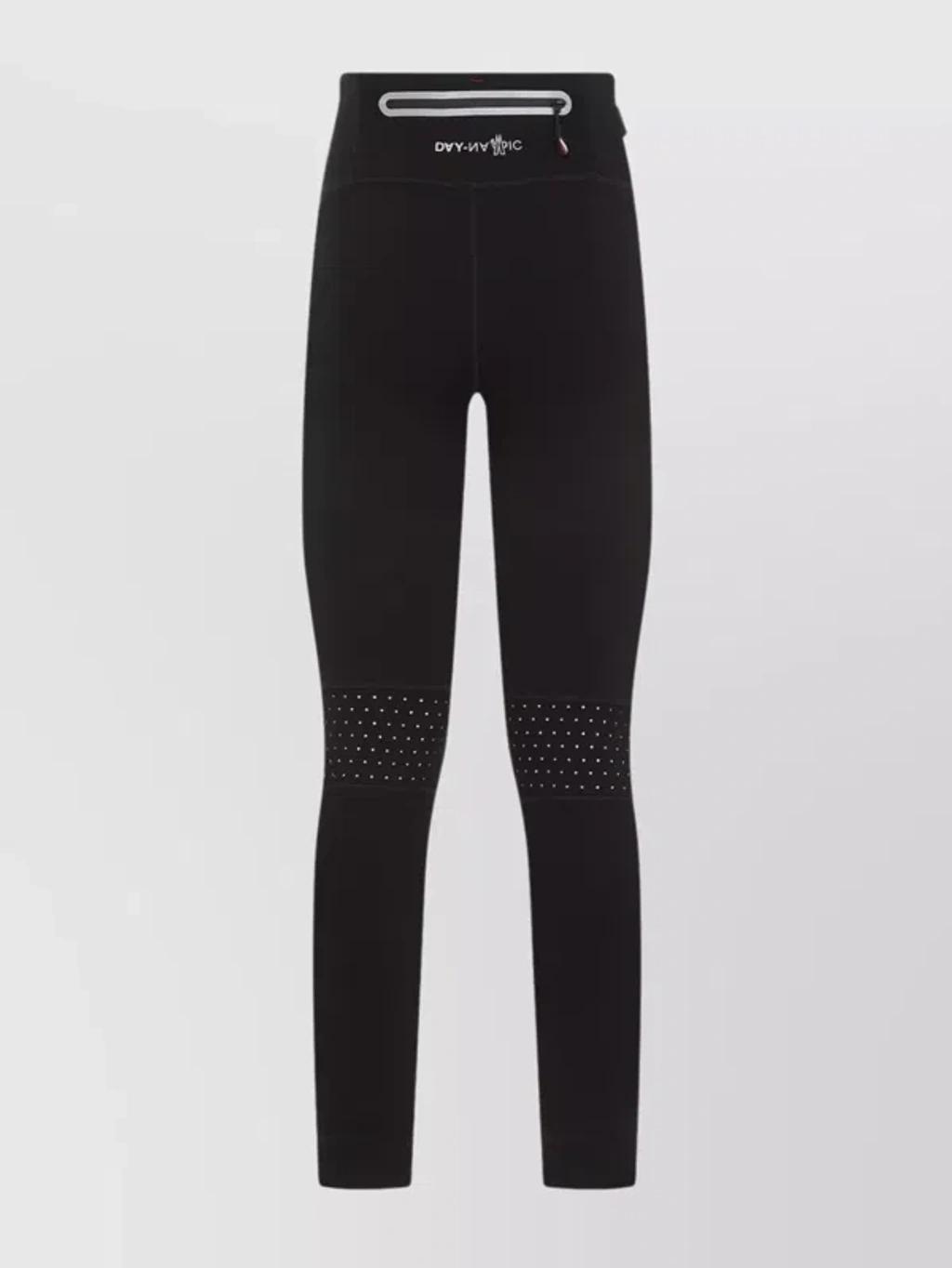 MONCLER High-waist Stretch Tech Leggings With Perforated Design In Black product image