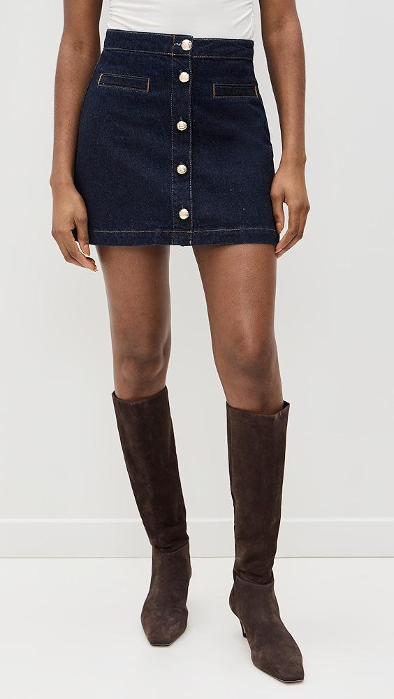 Reformation Amara High Rise Denim Miniskirt | Shopbop Product Image