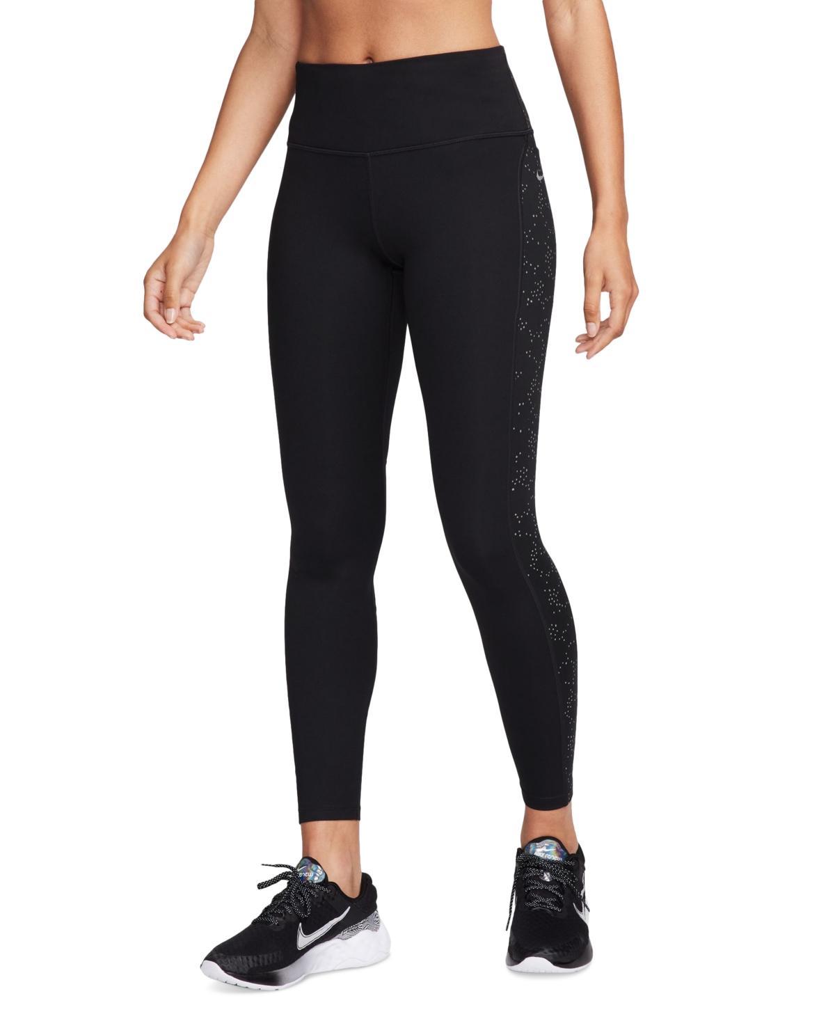 Nike Womens Fast Mid-Rise 7/8 Leggings - Deep Jungle Product Image