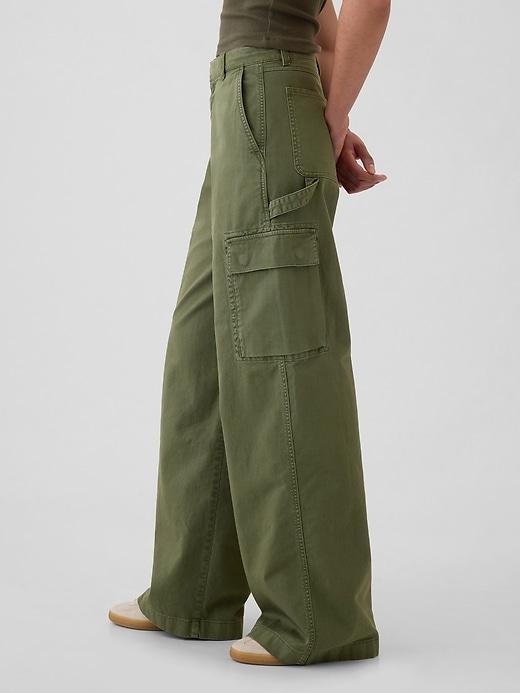 Low Rise Cargo Baggy Khakis Product Image