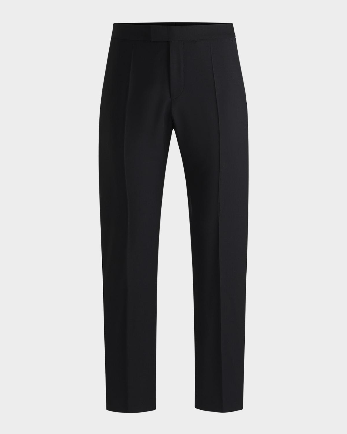 Mens Paul Black Heritage Crystal Tuxedo Pants Product Image