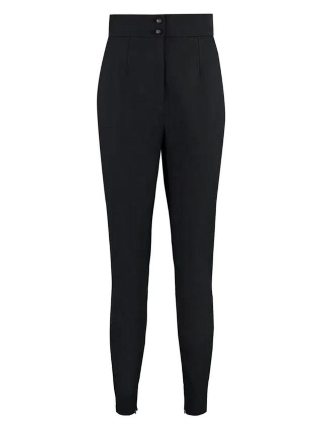 Cotton Trousers In Black Product Image