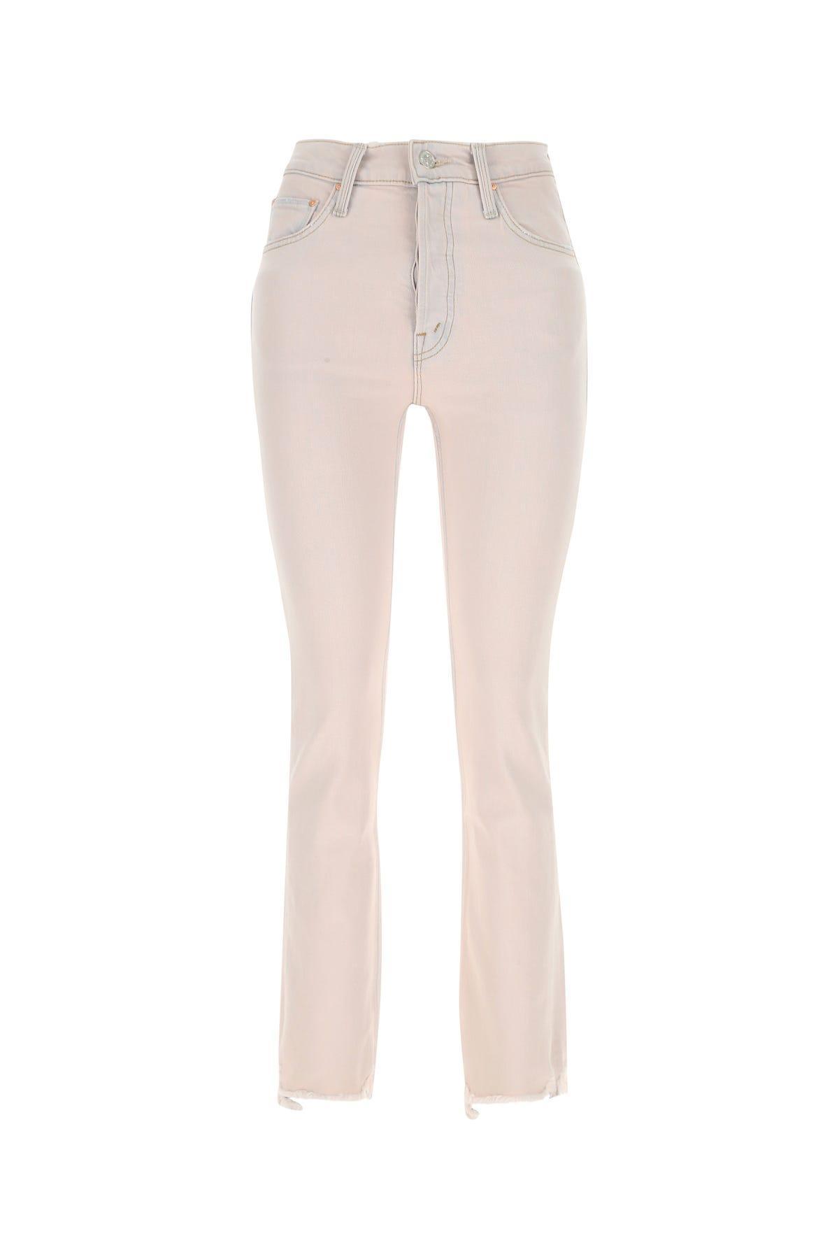 Light Pink Stretch Denim Tomcat Jeans Pink  Donna 29 In Cream Product Image