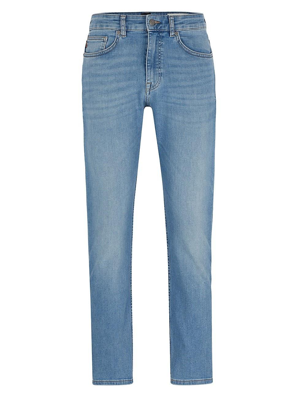 Mens Slim-Fit Jeans in Super-Stretch Denim Product Image