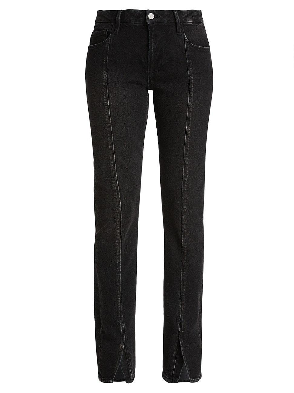 Womens Le Mini Boot Pintuck Slit Jeans Product Image