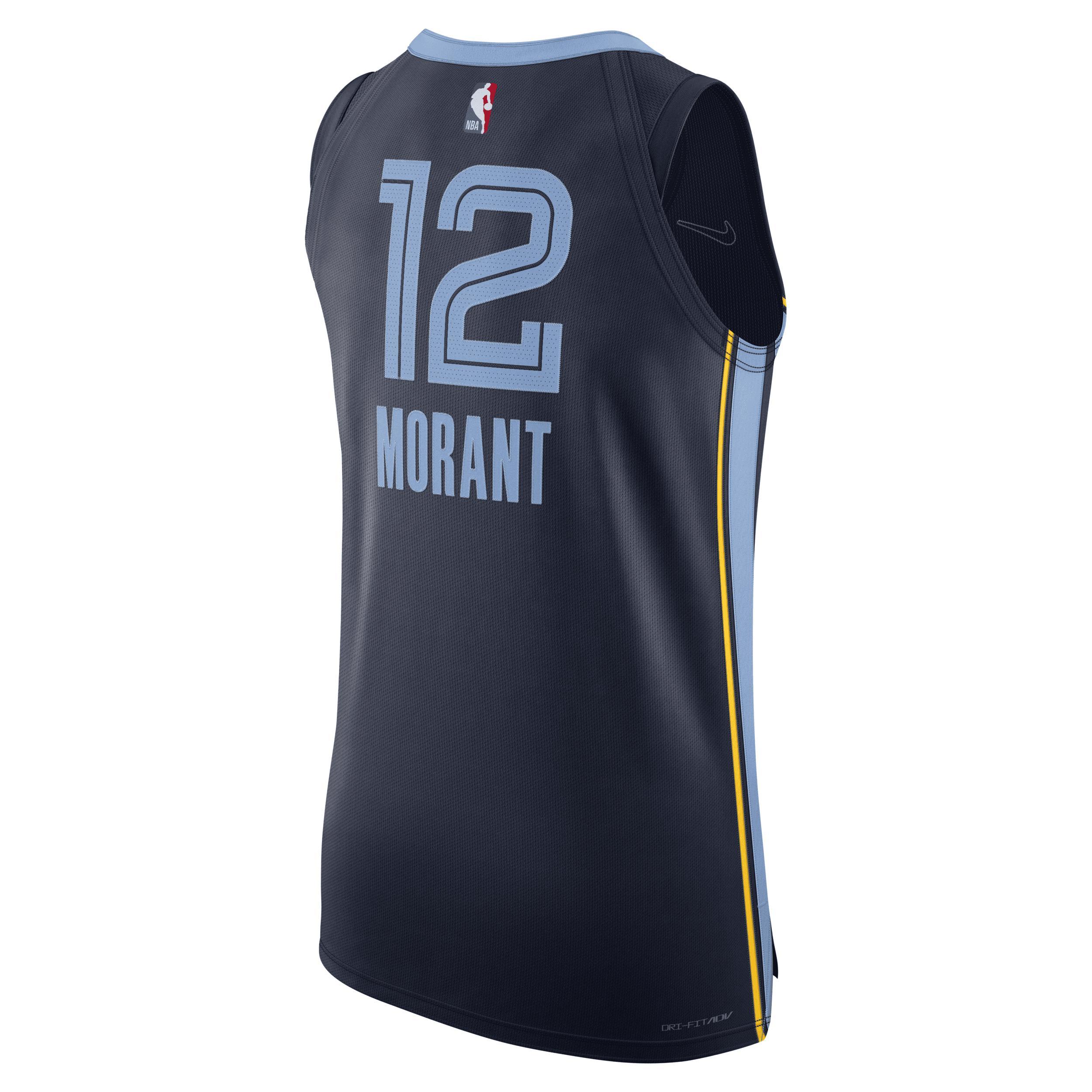 Mens Nike Ja Morant Navy Memphis Grizzlies Authentic Jersey - Association Edition - Navy Product Image