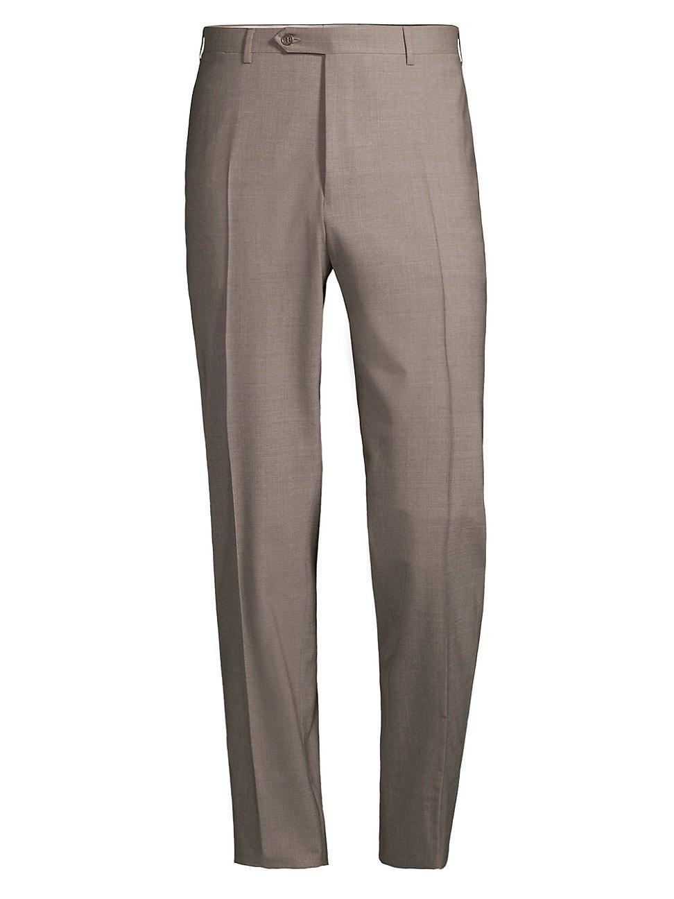 Mens Stretch Wool Trousers Product Image