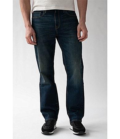 Devil-Dog Dungarees Mens New River Performance Stretch Relaxed Fit Straight Denim Jeans Product Image