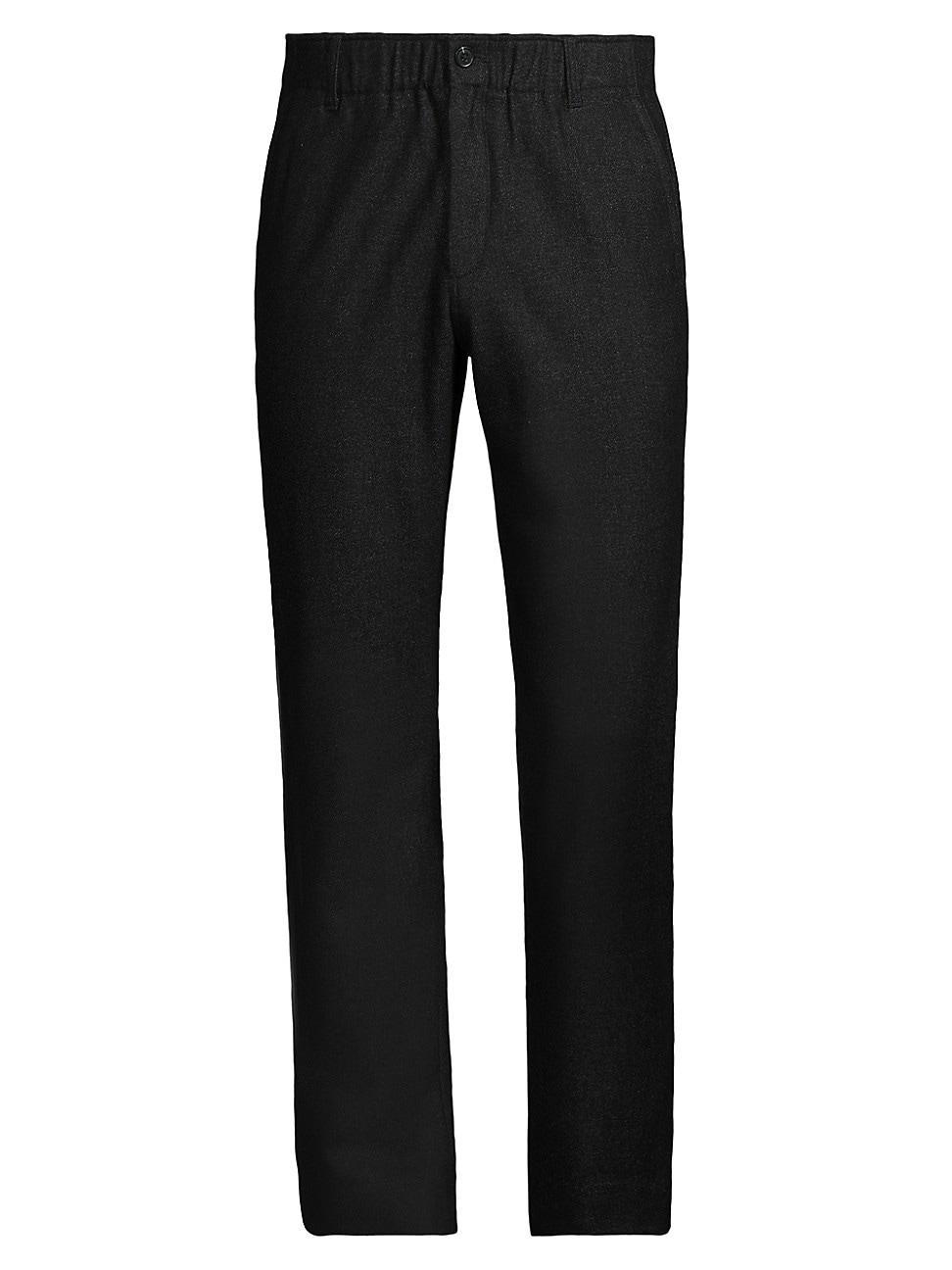 Vince Flat Front Wool Blend Flannel Pants Product Image