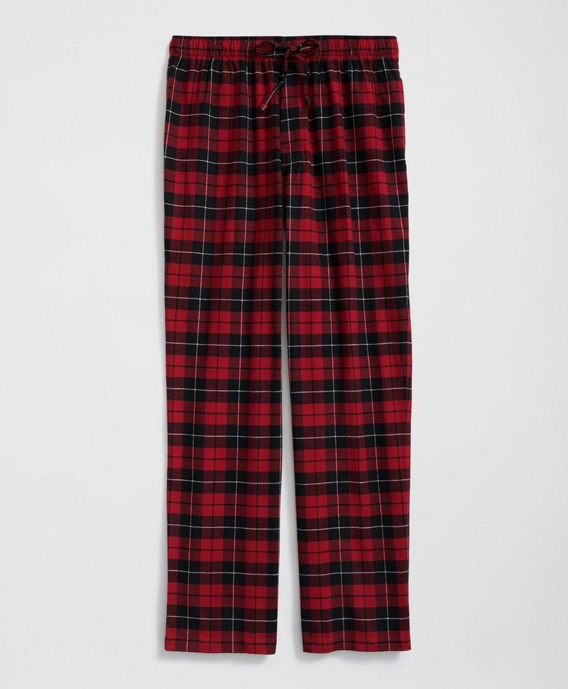 Cotton Flannel Tartan Lounge Pants Product Image