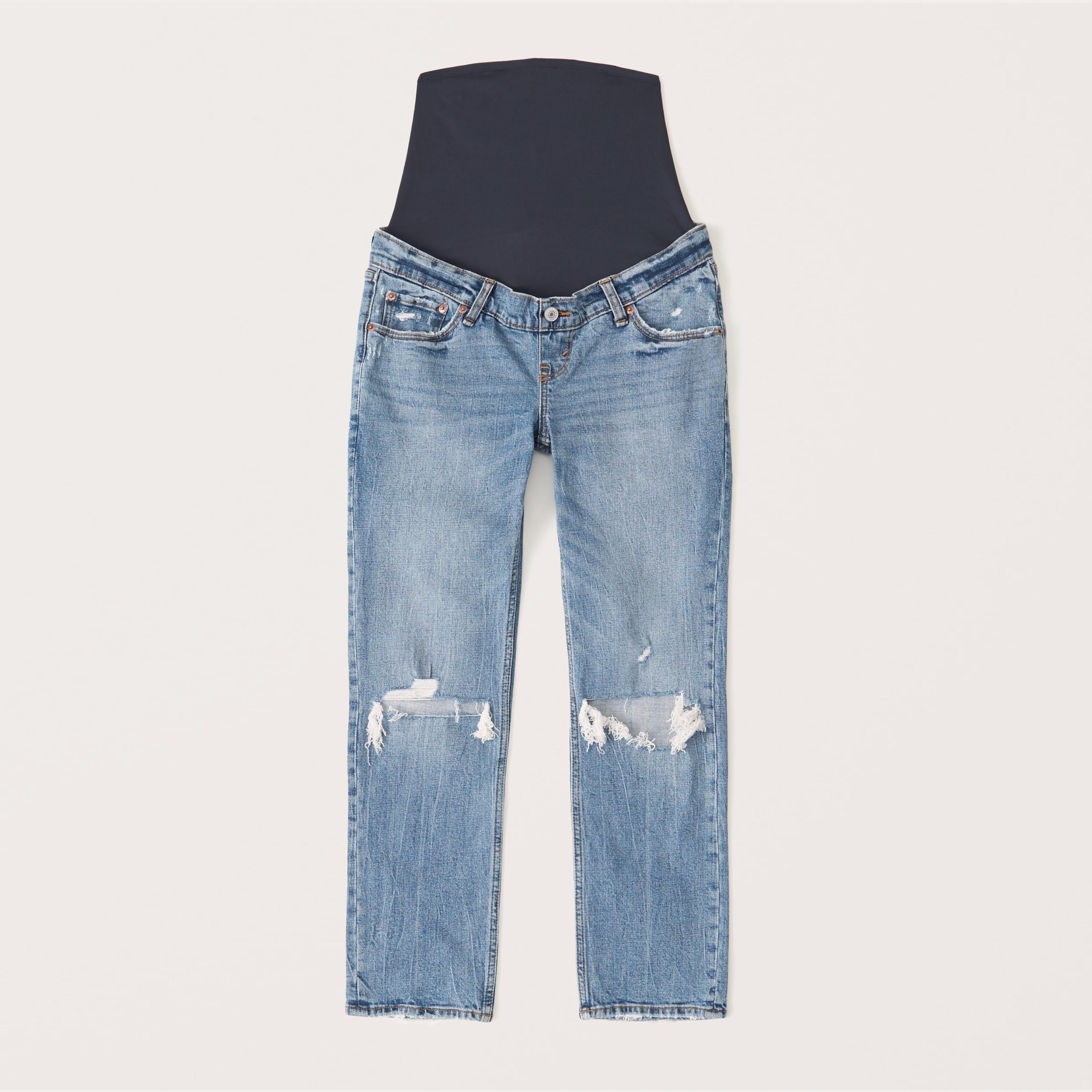 Maternity Ankle Straight Jean Product Image