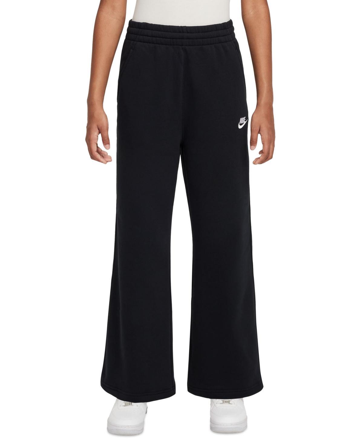 Women's Nike Sportswear Club Fleece Girls' Wide-Leg Pants Product Image