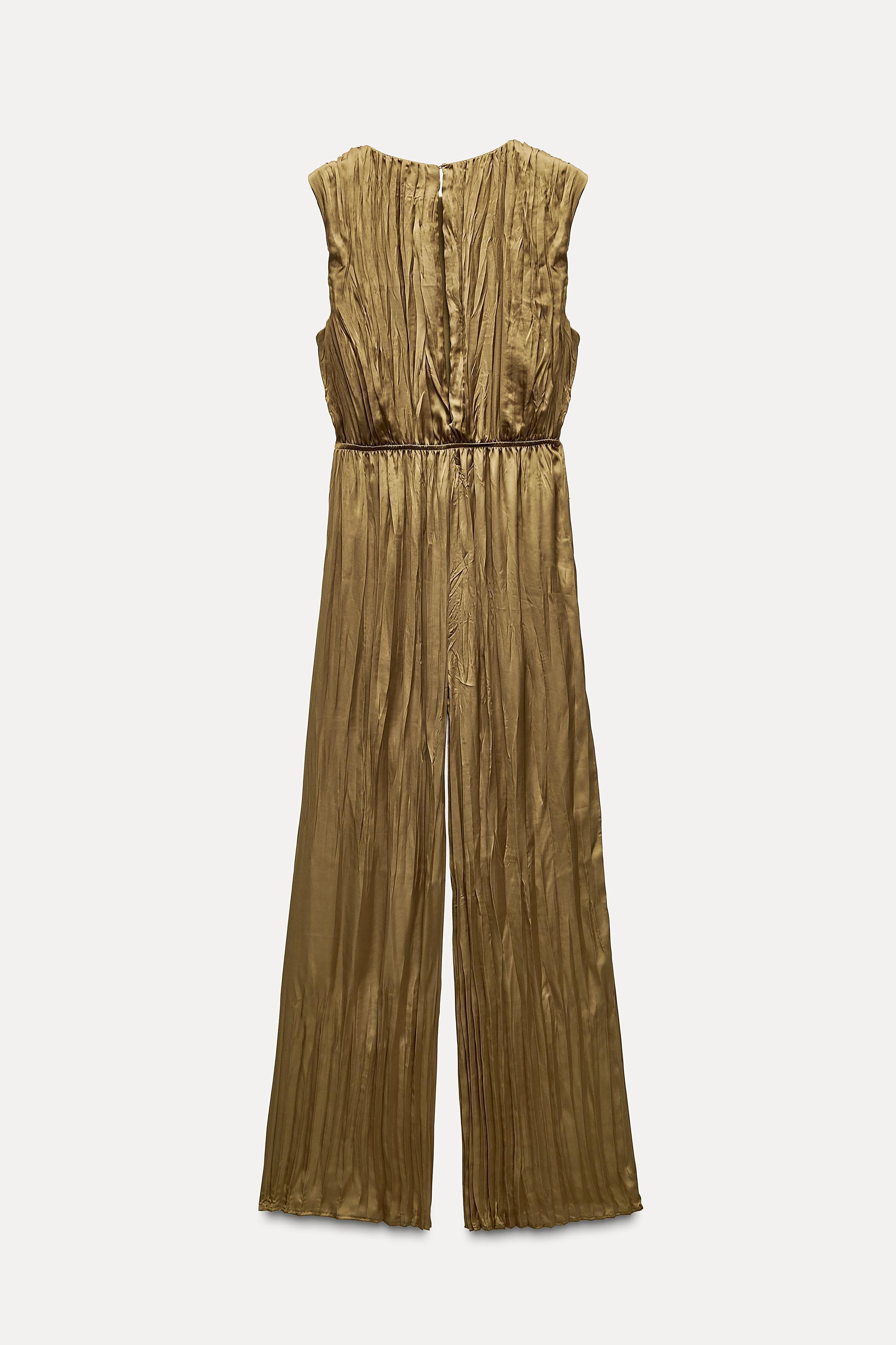 BUCKLE SATIN EFFECT JUMPSUIT Product Image