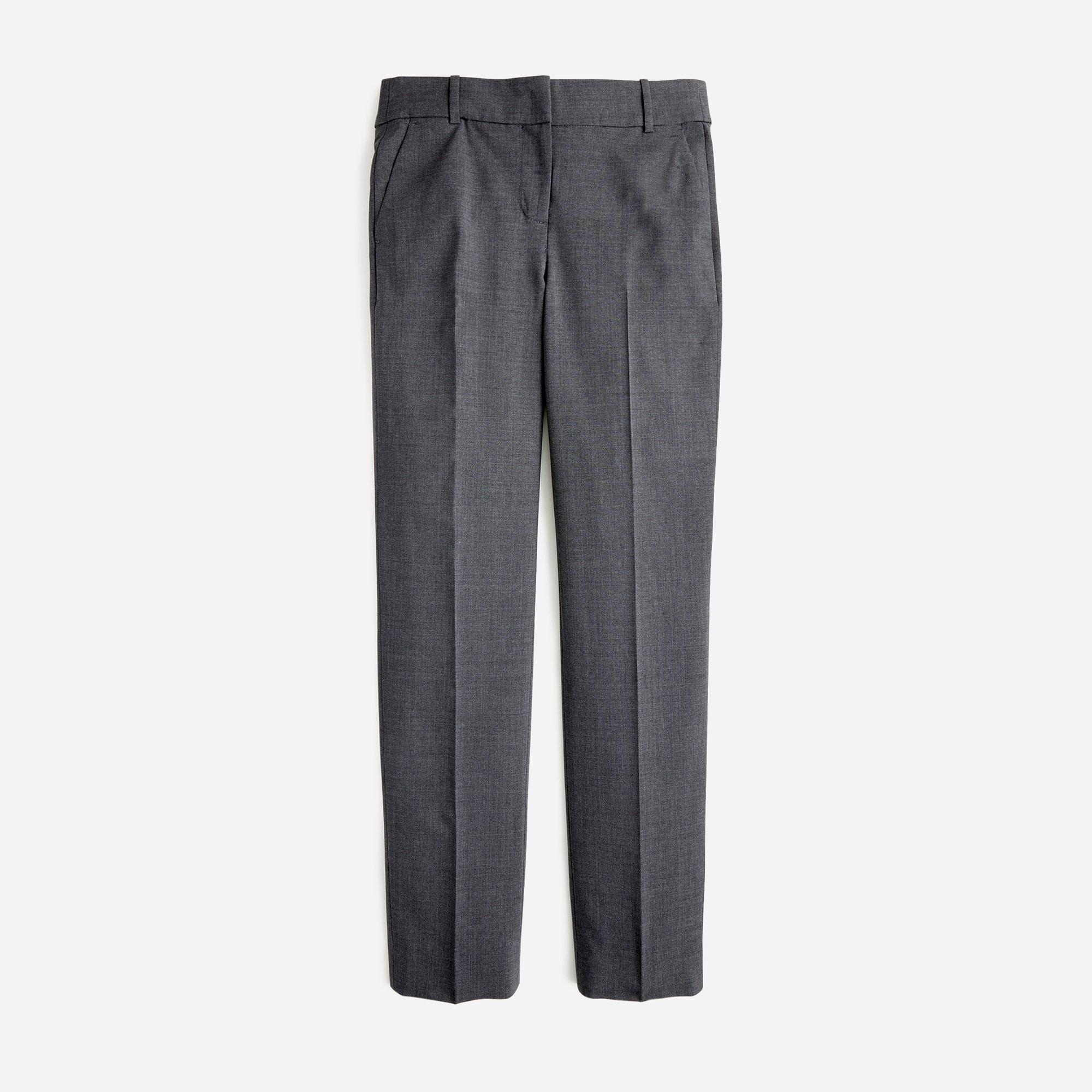 Cameron slim crop pant in Italian stretch wool blend product image