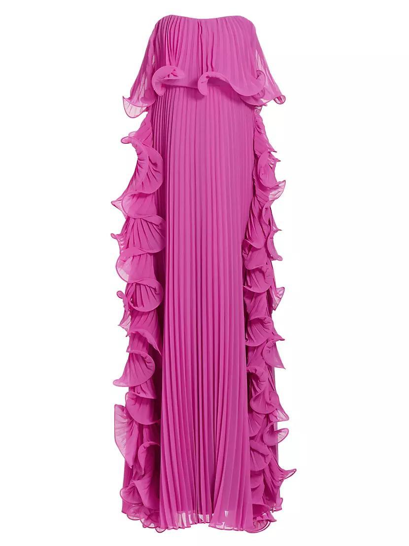 Ruffled Strapless Gown product image