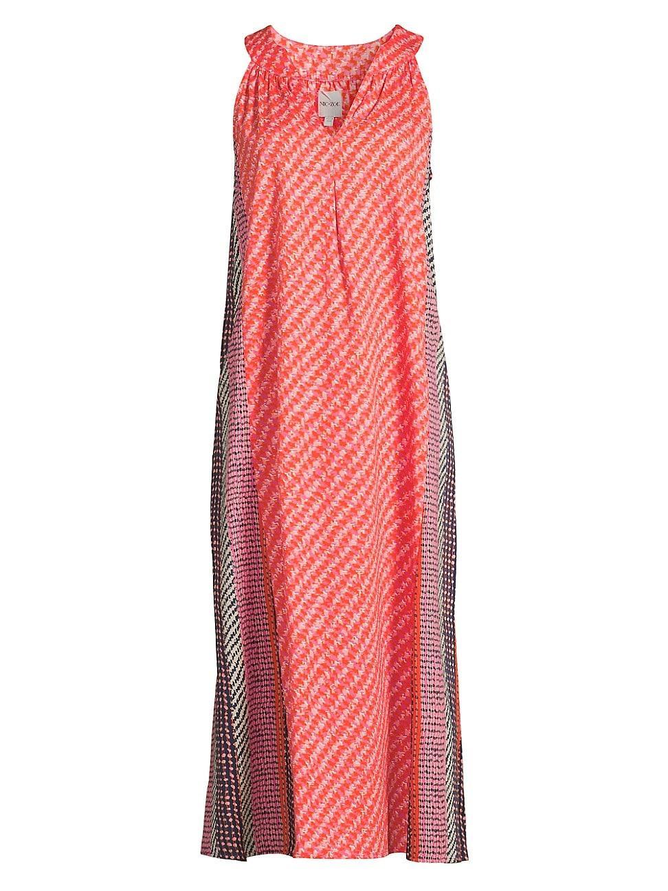 NIC+ZOE Spotty Stripes Dress Multi) Women's Dress Product Image