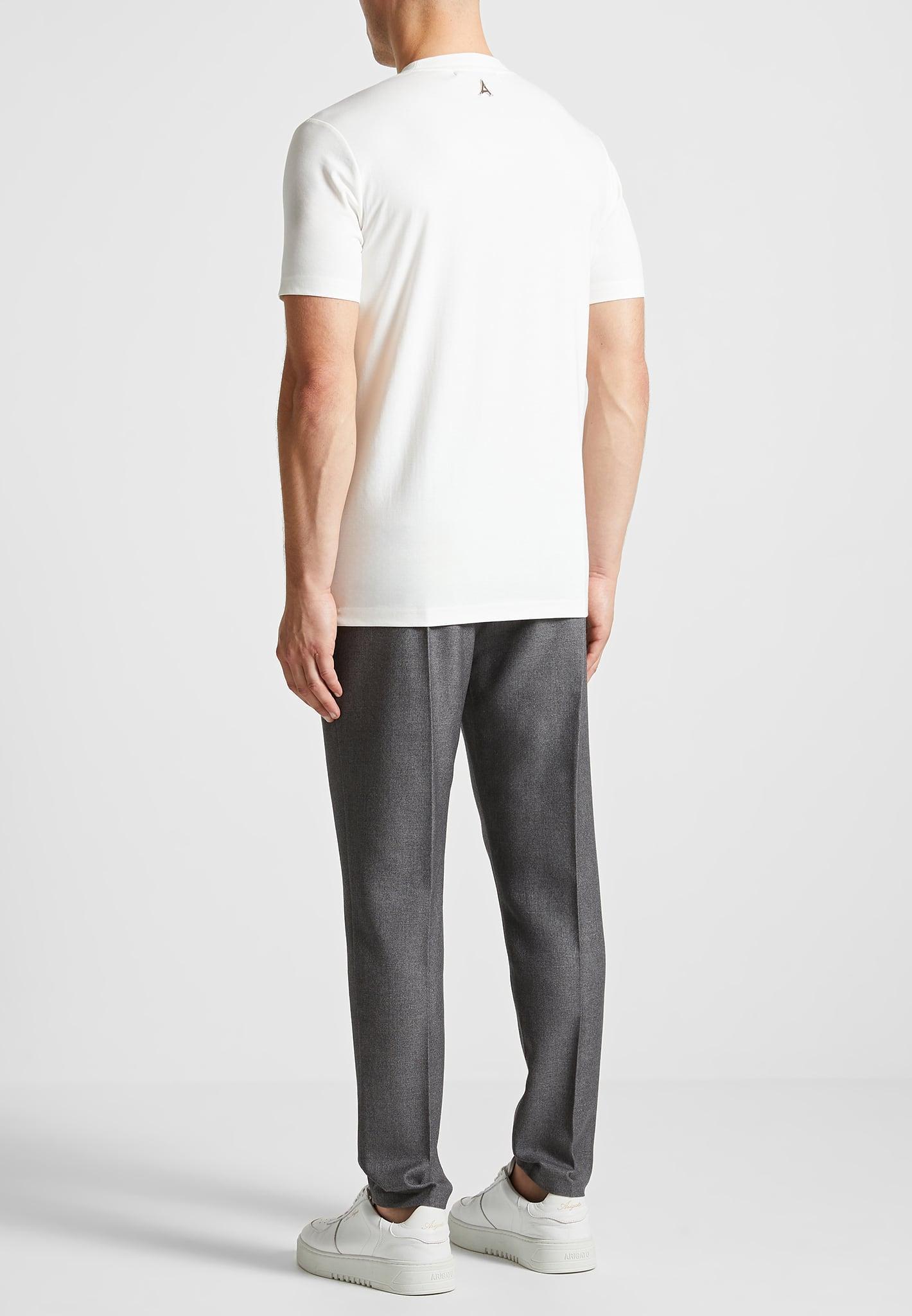 Éternel Fitted Luxe T-Shirt - White Male Product Image