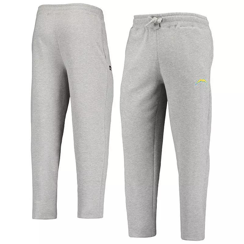 Mens Gray Los Angeles Chargers Starter Option Run Sweatpants Product Image