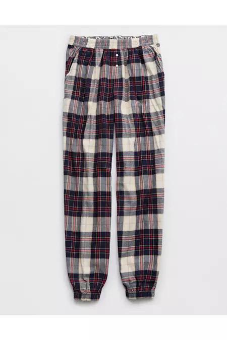 Aerie Off-Duty Flannel Jogger PJ Women's Product Image