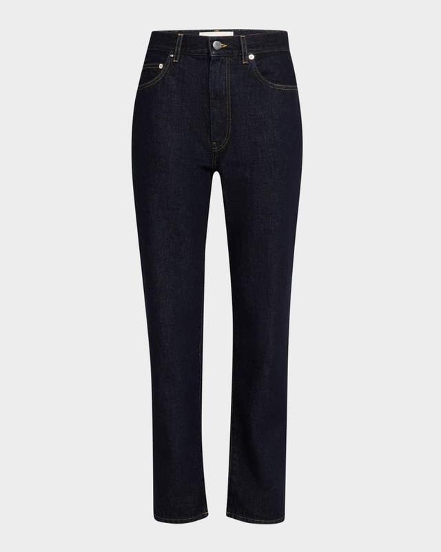 Wular Straight-Leg Ankle Denim Pants Product Image