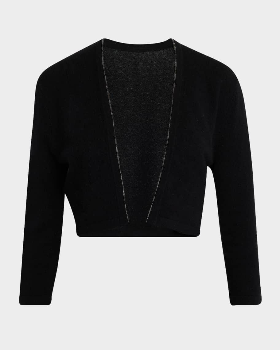 Cashmere Chain-Trim Shrug Product Image