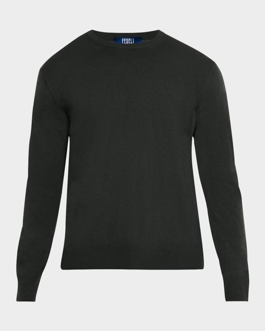 Mens Super Cashmere Crewneck Sweater product image