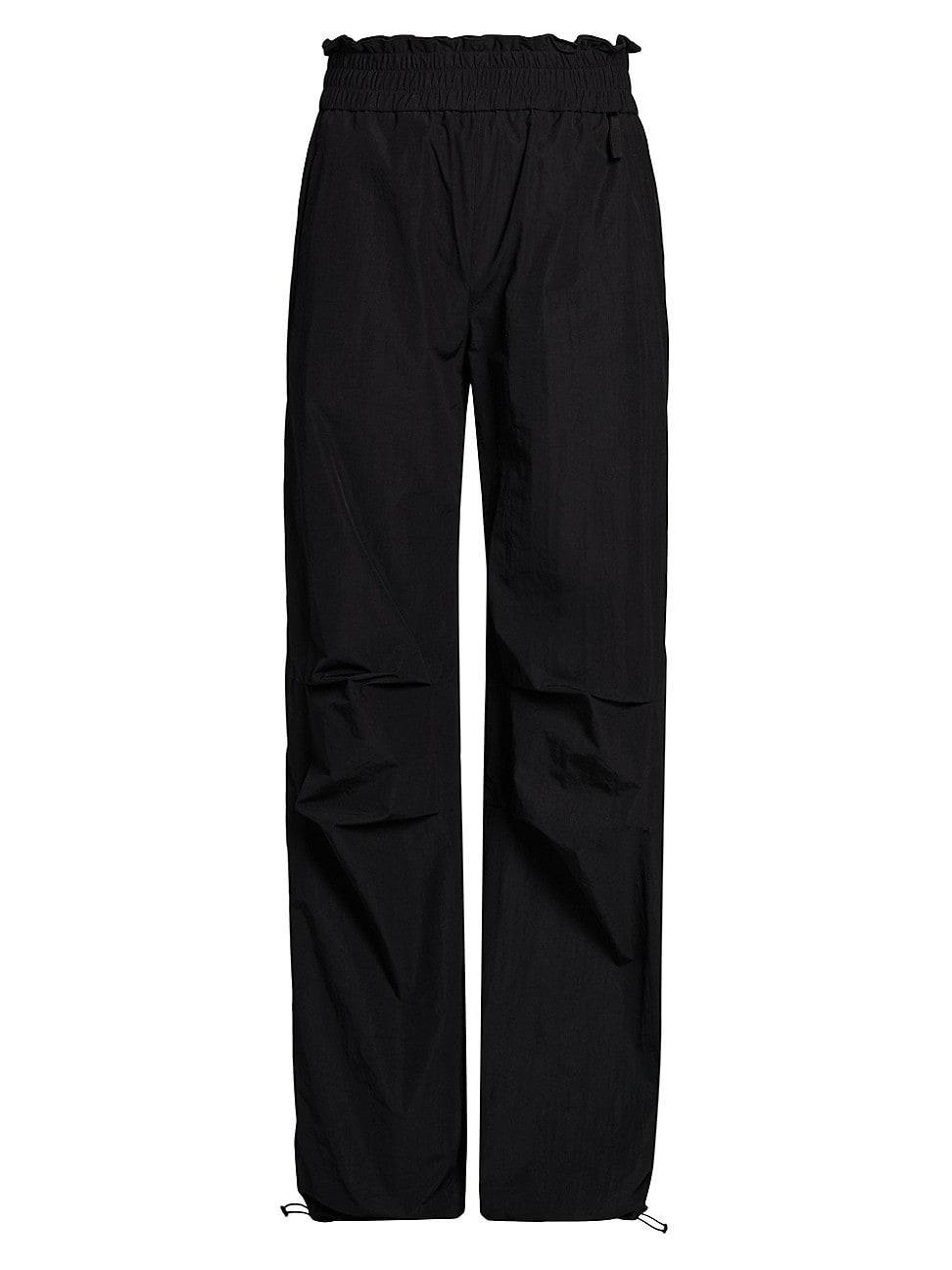 Mid-Rise Drawcord-Cuff Pants Product Image