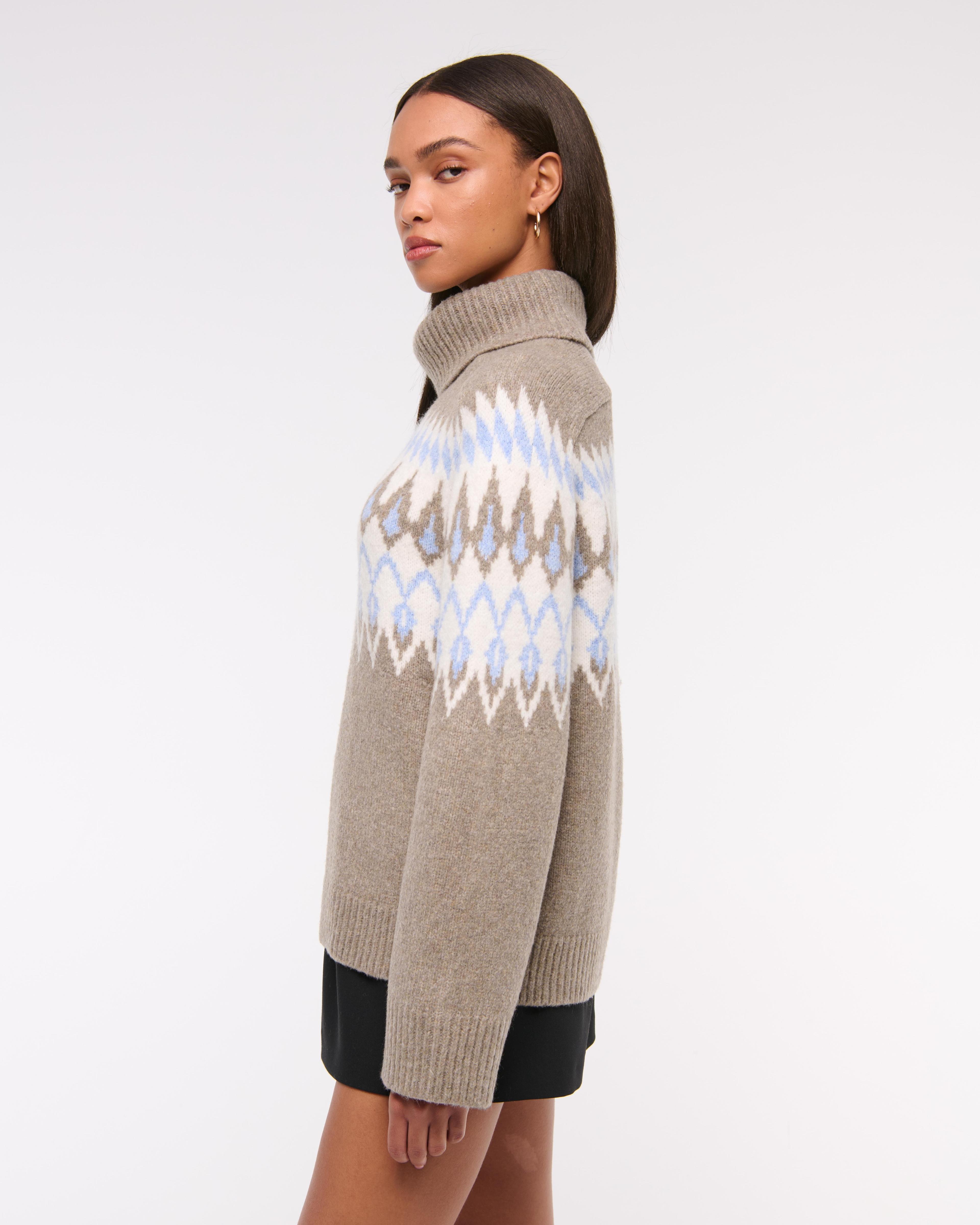 Fairisle Turtleneck Sweater Product Image