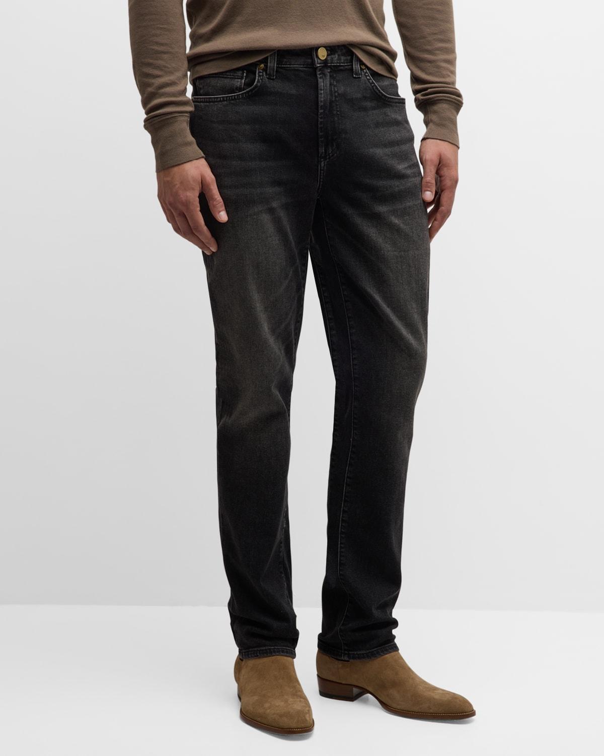 Mens Deniro Dark Wash Straight-Fit Jeans Product Image