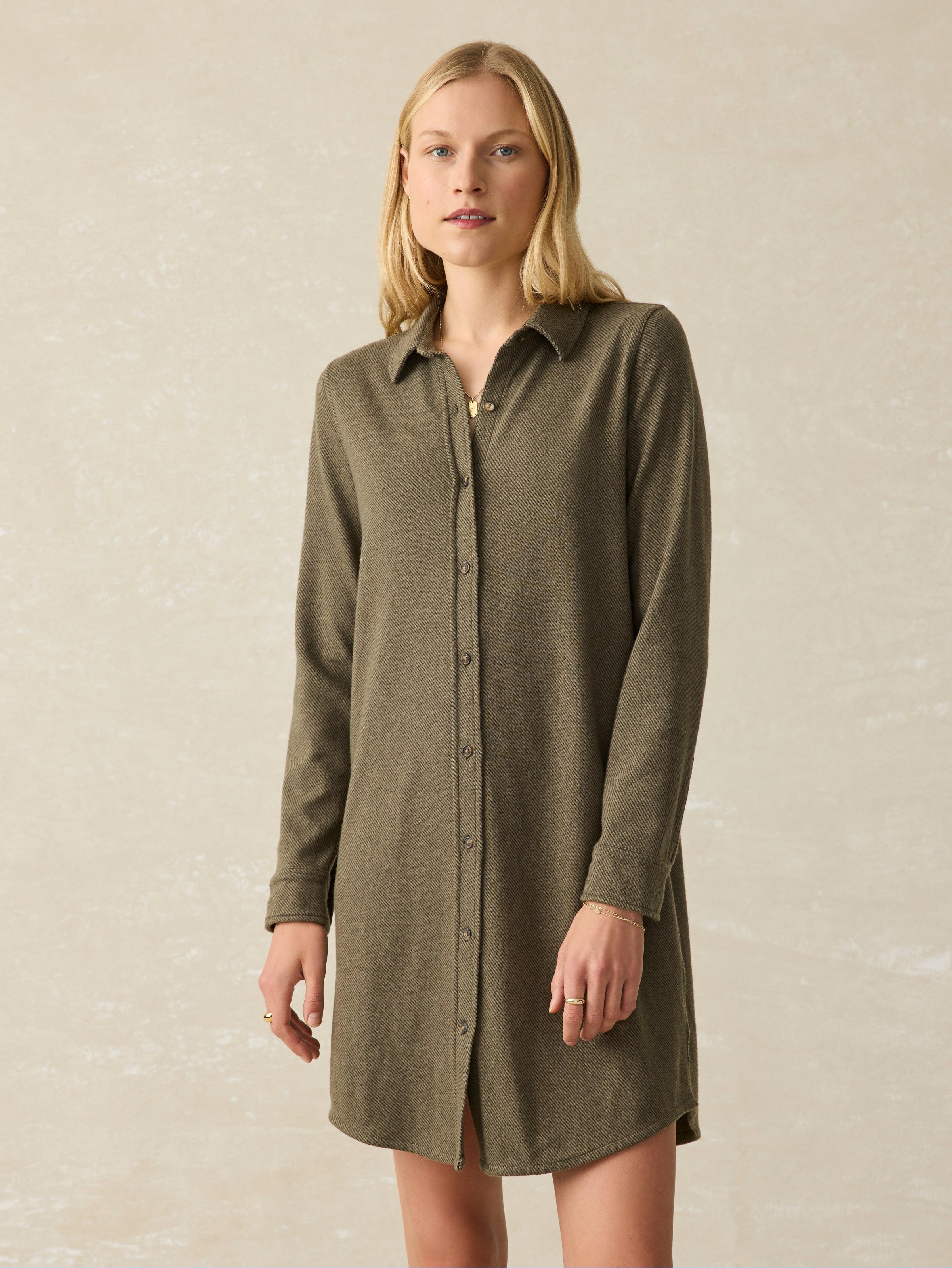 Legend™ Sweater Dress - Olive Melange Twill Female product image