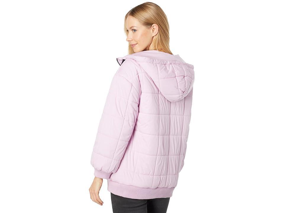 Avec Les Filles Quilted Hoodie Jacket (Peony) Women's Clothing Product Image