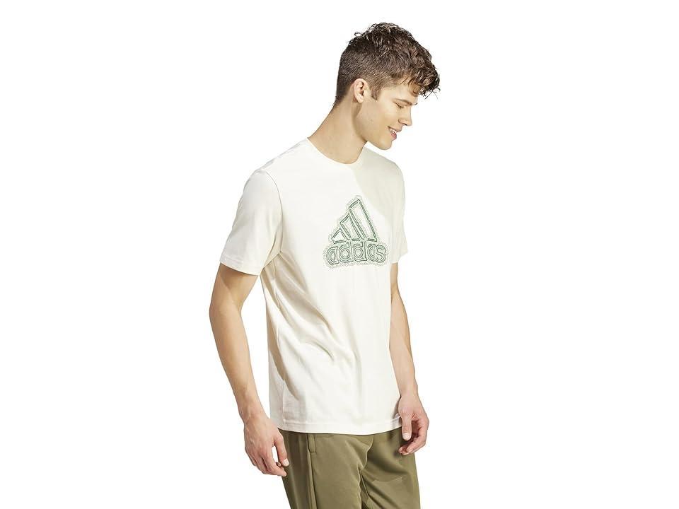 adidas Growth Badge Graphic Tee (Non-Dyed) Men's Clothing Product Image