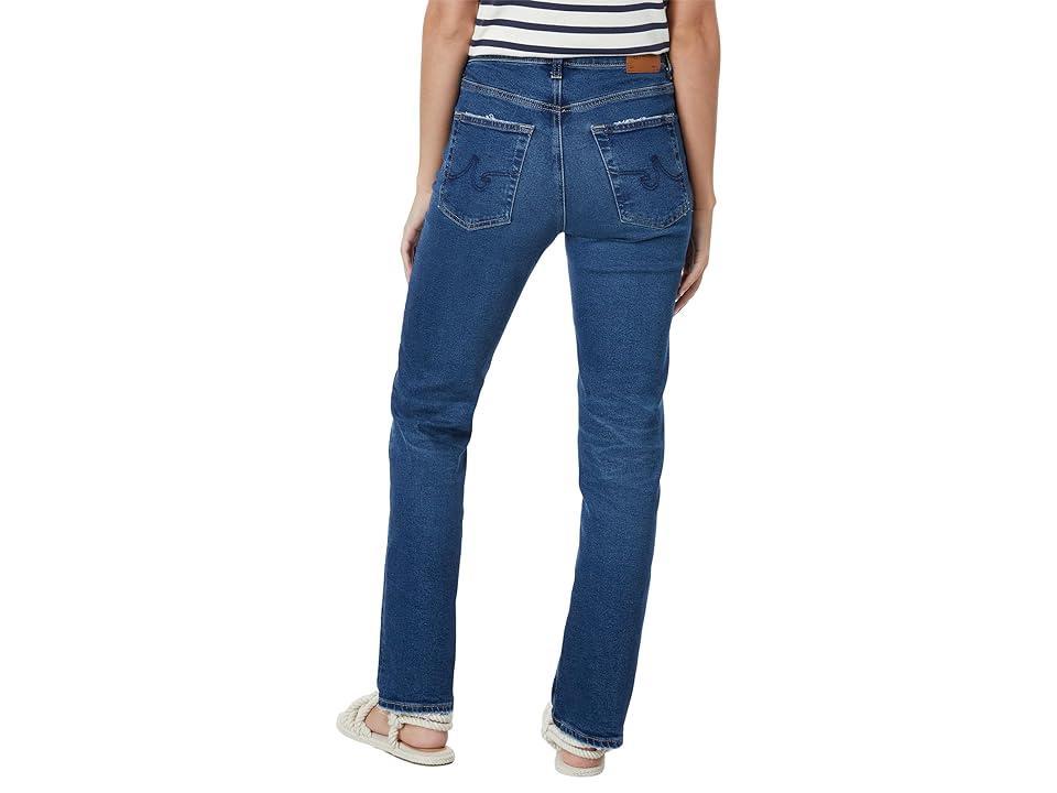 AG Jeans Saige High-Waist Straight Leg Jeans in 9 Years Elmhurst (9 Years Elmhurst) Women's Jeans Product Image