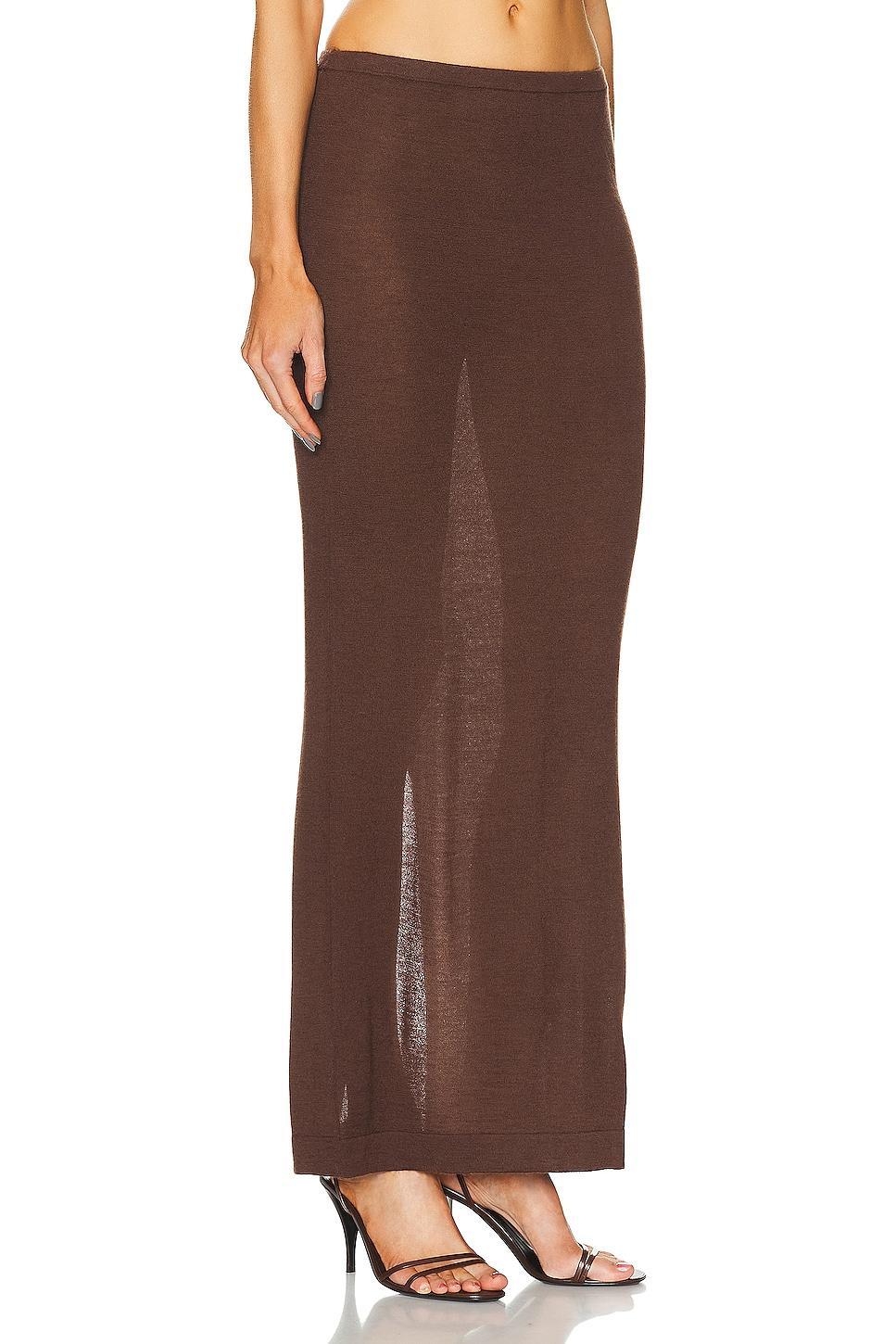 Eterne Emma Skirt Chocolate. (also in ). Product Image