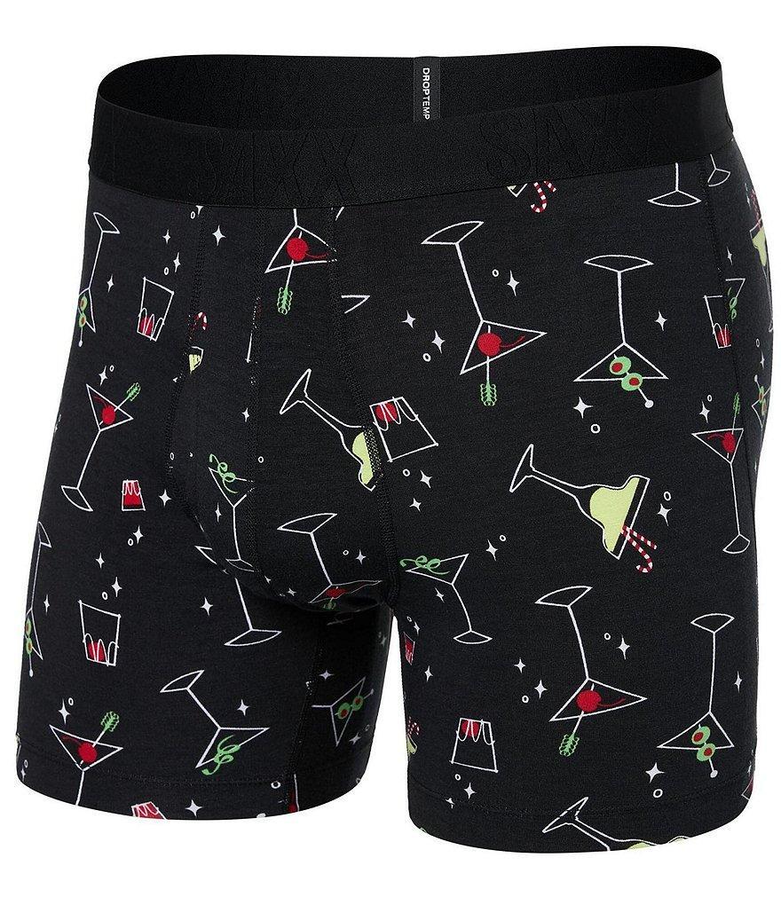 SAXX DropTemp™ Cooling Atomic Happy Hour 5#double; Inseam Boxer Briefs Product Image