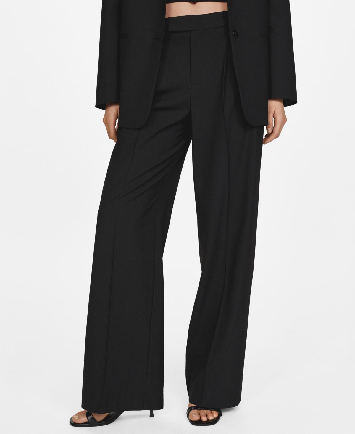 MANGO - Wide leg suit pants beigeWomen Product Image