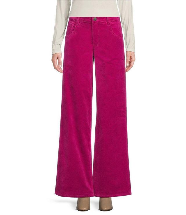 KUT from the Kloth Velveteen High-Rise Flare Jeans Product Image