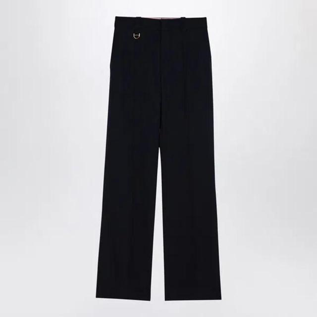 CHLOÉ Blue Wool Trousers Product Image