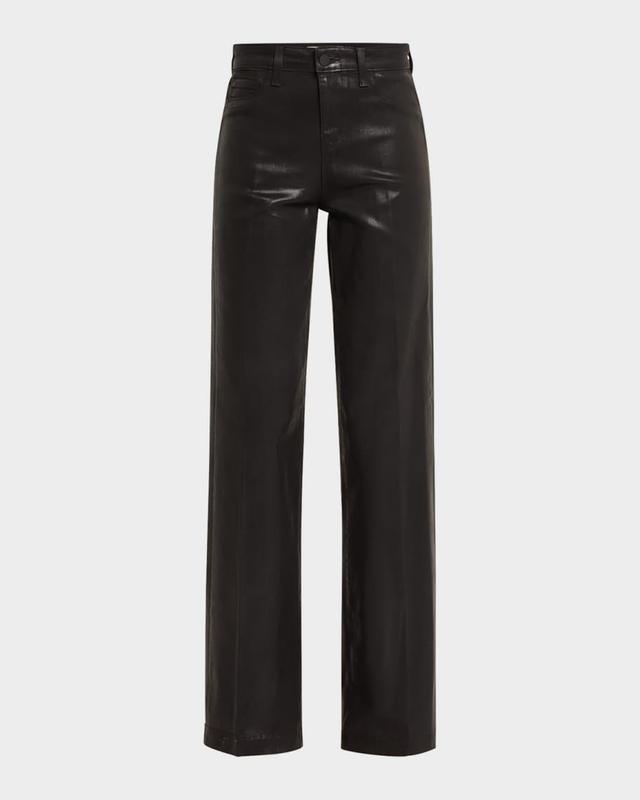 Clayton Coated Wide-Leg Jeans Product Image