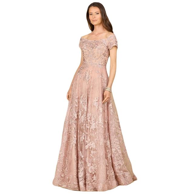 Lara Womens Off-shoulder, A-line gown Product Image