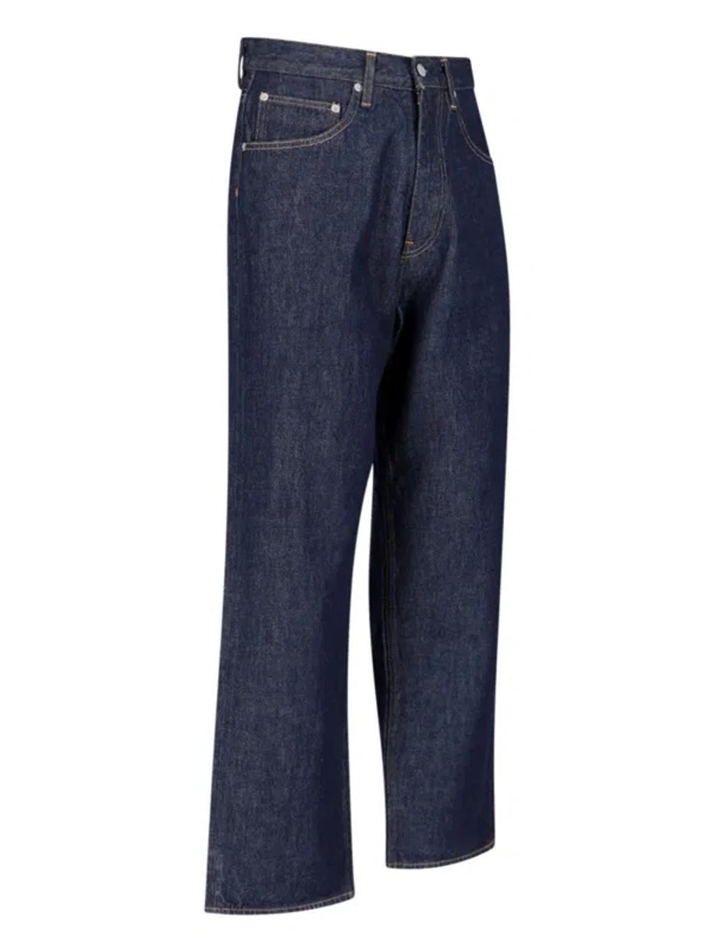 AURALEE Wide Leg Jeans In Blue Product Image