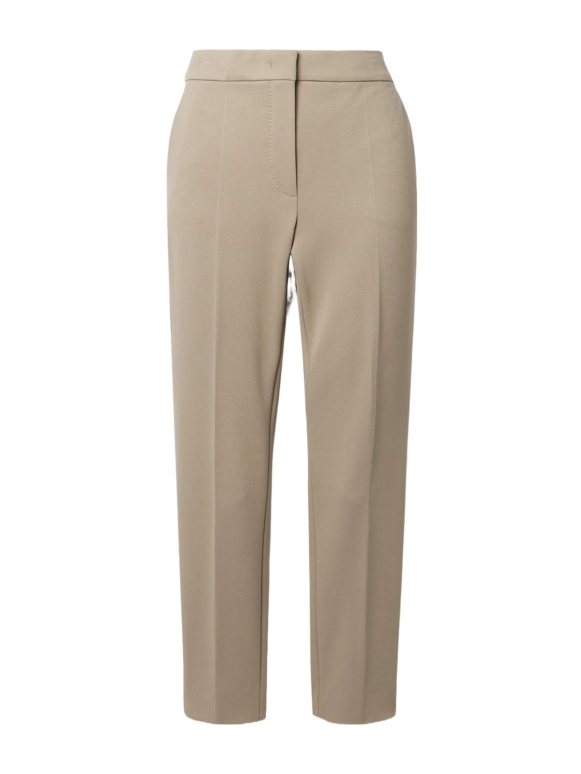 MAX MARA Viscose Plain Knitted Trousers In Nude Product Image