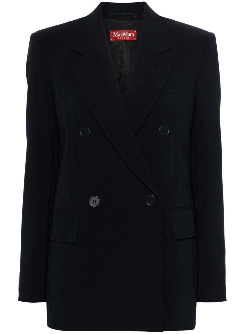 MAX MARA Mirella Double-breasted Blazer In Black Product Image