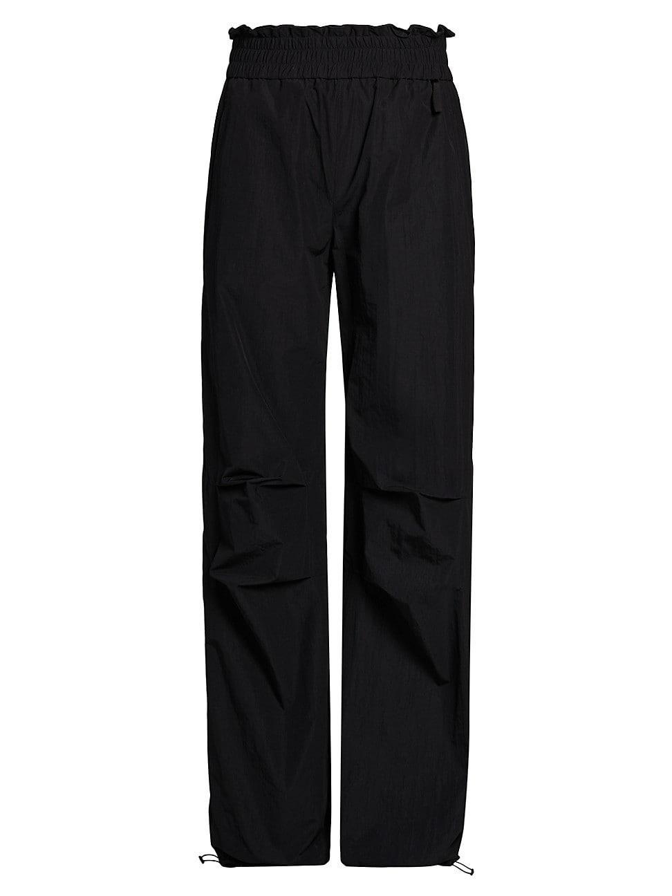 Mid-Rise Drawcord-Cuff Pants Product Image