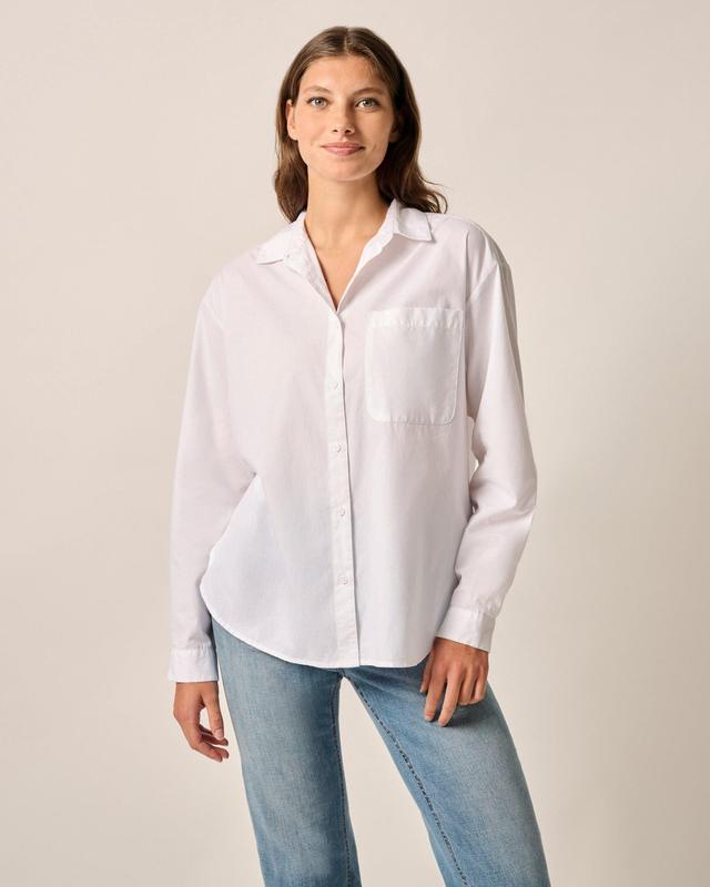 johnnie-O Cotton Boyfriend Shirt Product Image